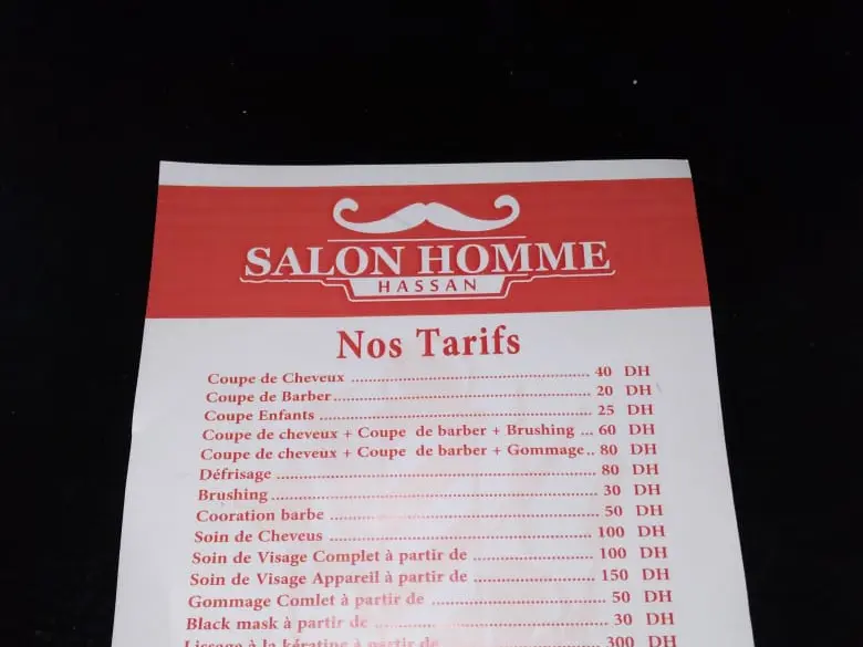 Barber Shop Hassan, barbier au centre-ville de Rabat (photo 2)
