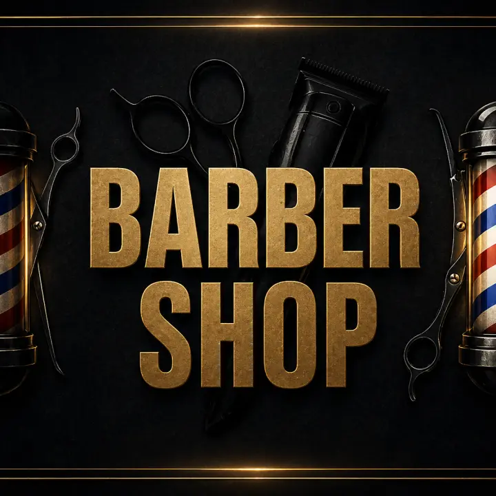 Salon de coiffure, barbier au centre-ville de Rabat